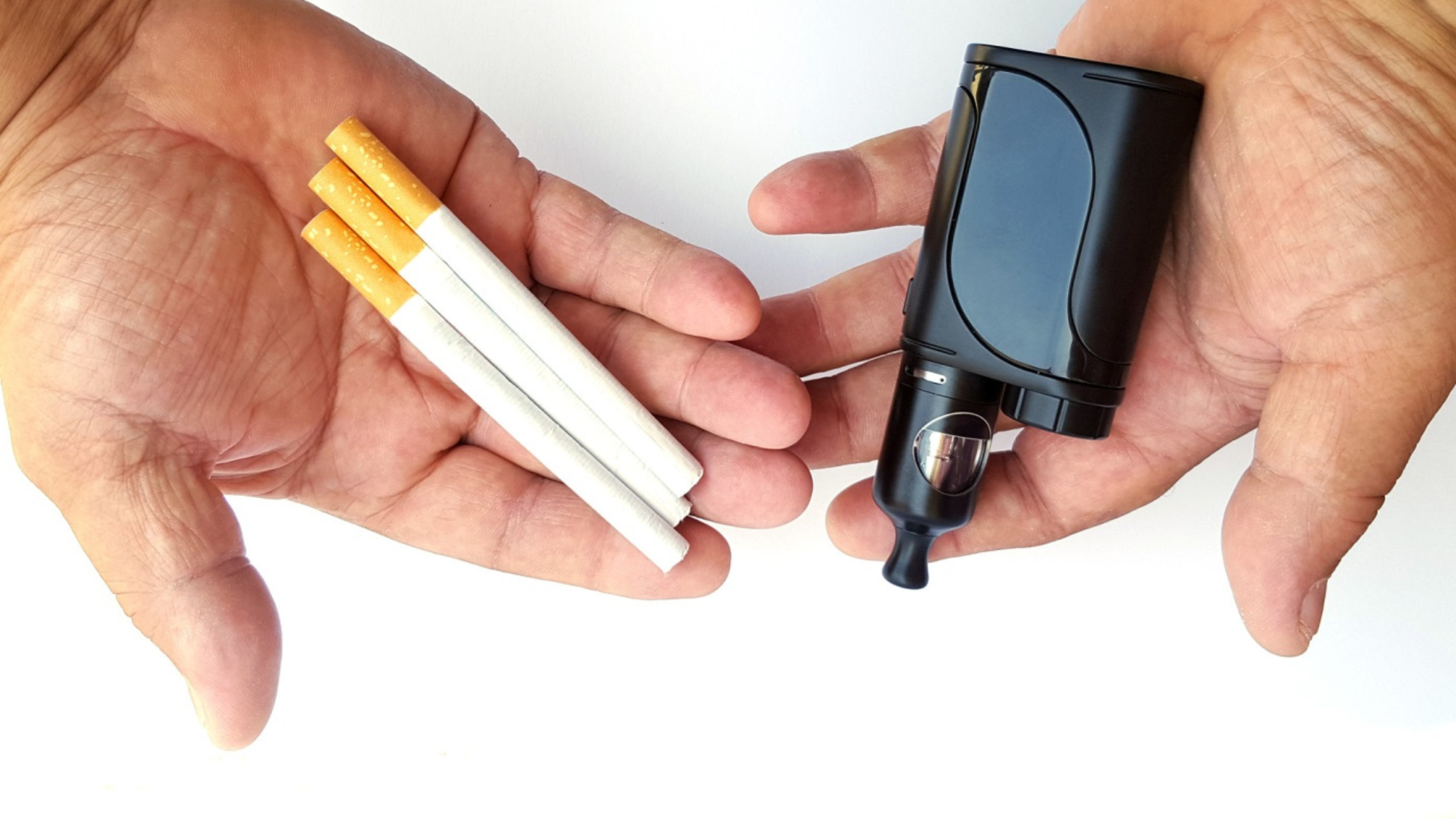 Differences between conventional cigarettes and e-cigarettes